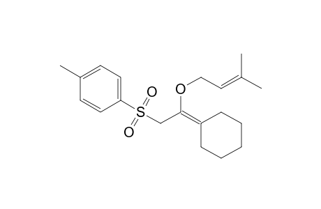 Benzene, 1-[[2-cyclohexylidene-2-[(3-methyl-2-butenyl)oxy]ethyl]sulfonyl]-4-methyl-
