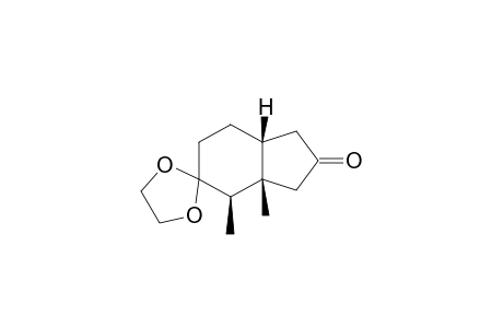 (1.beta.,2.beta.,6.beta.)-3,3-(Ethylenedioxy)-1,2-dimethylbicyclo[4.3.0]nonan-8-one