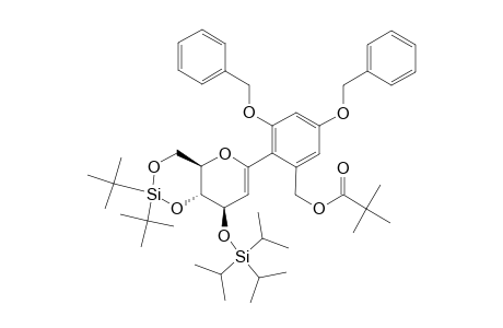 1-C-(3,5-DIBENZYLOXYBENZYL-PIVALATE)-3-O-TRIISOPROPYLSILYL-4,6-O-DI-(TERT.-BUTYL)-SILANE-DIYL-D-GLUCAL