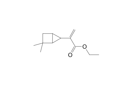 2-(3,3-dimethyl-5-bicyclo[2.1.0]pentanyl)-2-propenoic acid ethyl ester