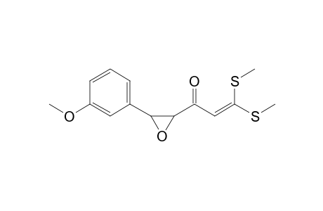 5-(3-Methoxyphenyl)-1,1-bis(methylthio)-4,5-epoxy-1-penten-3-one