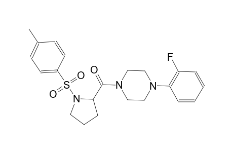 piperazine, 1-(2-fluorophenyl)-4-[[1-[(4-methylphenyl)sulfonyl]-2-pyrrolidinyl]carbonyl]-