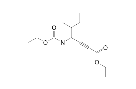 4-(carbethoxyamino)-5-methyl-hept-2-ynoic acid ethyl ester