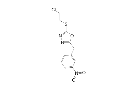 2-(2-Chloroethylthio)-5-(3-nitrobenzyl)-1,3,4-oxadiazole