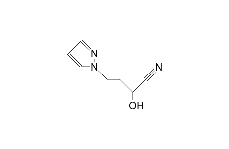 2-Hydroxy-4-pyrazolyl-butyronitrile