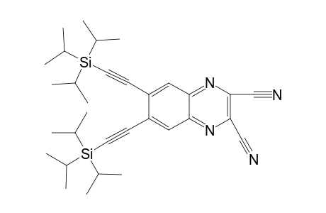 2,3-Dicyano-2,3-bis(triisopropylsilylethynyl)quinoxaline