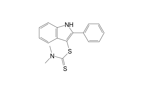 2-phenyl-1H-indole-3-yl-dimethylamino-dithioformate