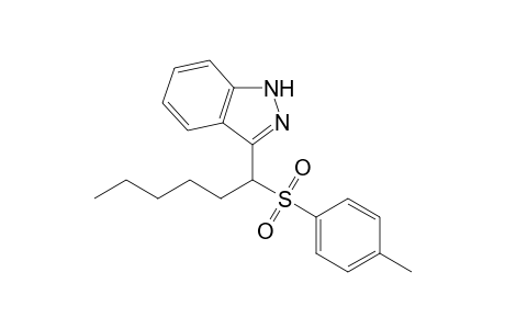 3-{[1'-(p-Methylphenyl)sulfonyl]hexyl}-1H-indazole