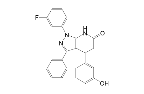 6H-pyrazolo[3,4-b]pyridin-6-one, 1-(3-fluorophenyl)-1,4,5,7-tetrahydro-4-(3-hydroxyphenyl)-3-phenyl-