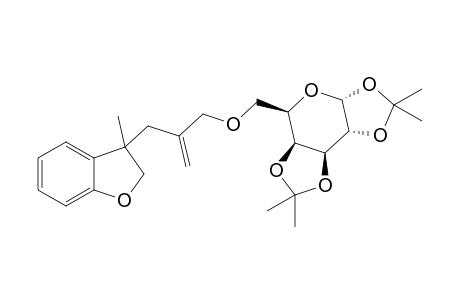 1,2;3,4-Bis(isopropylidene)-5-[O-[3-(3-methyl-2,3-dihydroibenzofuran-3-yl)-2-methylenepropyl]-manno-hexapyranose