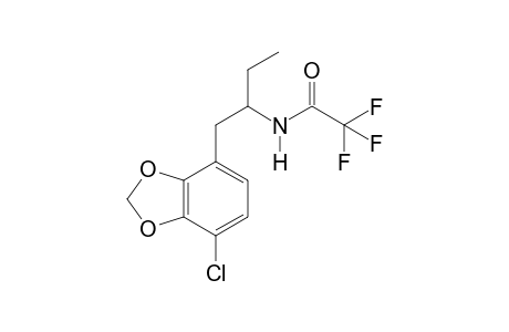 1-(2,3-Methylenedioxyphenyl)butan-2-amine-A (+Cl,-H) TFA