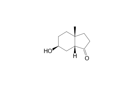 (R)-4a-Methyl-2-hydroxy-1,2,3,4,4a,5,6,7a-octahydro-7-indenone