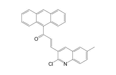 (2E)-3-(2-Chloro-6-methylquinolin-3-yl)-(2E)-1-(9-anthryl)-prop-2-en-1-one