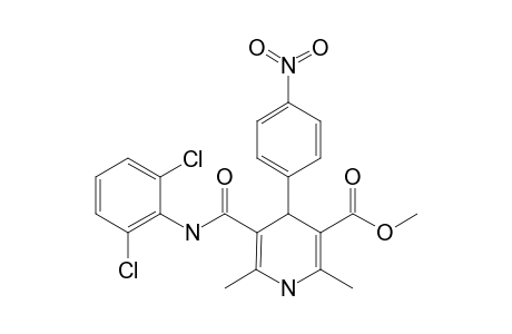 METHYL-5-[(2,6-DICHLOROPHENYL)-CARBAMOYL]-2,6-DIMETHYL-4-(4-NITROPHENYL)-1,4-DIHYDROXYPYRIDINE-3-CARBOXYLATE