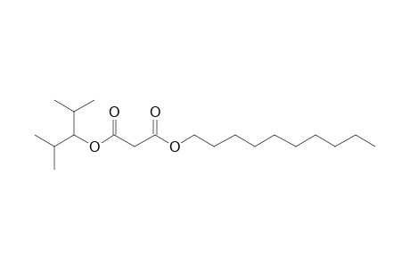 Malonic acid, decyl 2,4-dimethylpent-3-yl ester