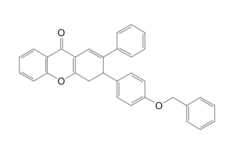 3-(4-Benzyloxyphenyl)-2-phenyl-3,4-dihydro-9H-xanthen-9-one