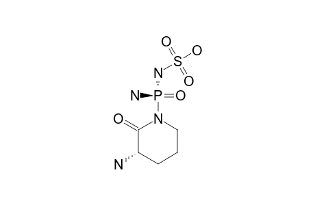 (3S,R-P)-3-AMINO-1-AMINO-(SULFAMINO)-PHOSPHINYL-2-PIPERIDINONE