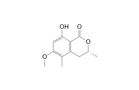 (-)-(3R)-8-Hydroxy-6-methoxy-3,5-dimethyl-3,4-dihydroisocoumarine