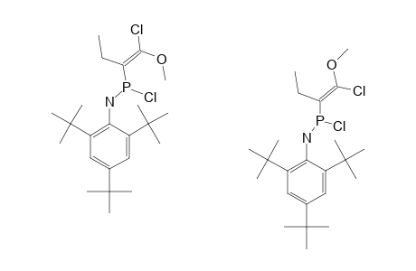 E/Z-1-METHOXY-1-CHLOROBUTEN-2-YLPHOSPHONOUS_ACID_2,4,6-TRI-TERT.-BUTYLANILIDE_CHLORIDE