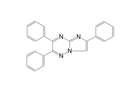 imidazo[1,2-b][1,2,4]triazine, 2,3,6-triphenyl-