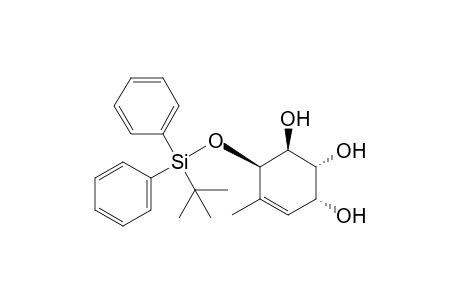 (1S,2R,3R,6R)-6-{[(1,1-Dimethylethyl)diphenylsilyl]oxy}-5-methylcyclohex-4-ene-1,2,3-triol
