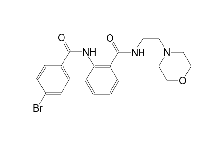 2-[(4-Bromobenzoyl)amino]-N-[2-(4-morpholinyl)ethyl]benzamide
