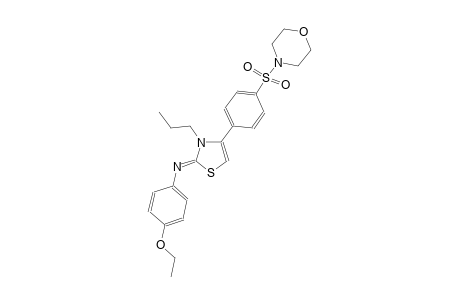 N-(4-ethoxyphenyl)-N-((2Z)-4-[4-(4-morpholinylsulfonyl)phenyl]-3-propyl-1,3-thiazol-2(3H)-ylidene)amine