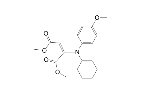 cis-N-(cyclohexen-1-yl)-N-(1,2-dimethoxycarbonylvinyl)-p-anisidine