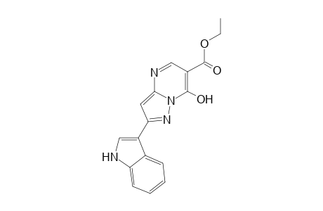 Ethyl 7-hydroxy-2-(1H-indol-3-yl)pyrazolo[1,5-a]pyrimidine-6-carboxylate