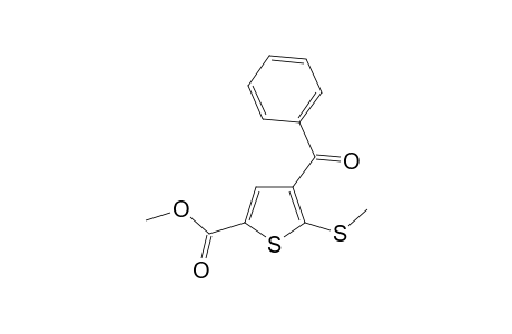Methyl 4-benzoyl-5-methylthio-2-thiophenecarboxylate