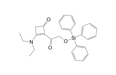 3-(Diethylamino)-2-([(triphenylsilyl)oxy]acetyl)-2-cyclobuten-1-one