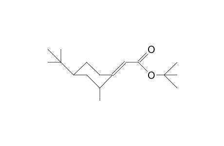 (E,2S,4R)-(+)-(2-Methyl-4-tert-butyl-cyclohexylidene)-acetic acid, tert-butyl ester