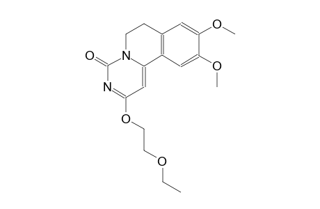 2-(2-ethoxyethoxy)-9,10-dimethoxy-6,7-dihydro-4H-pyrimido[6,1-a]isoquinolin-4-one