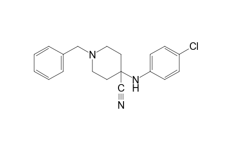 1-benzyl-4-(p-chloroanilino)isonipecotonitrile