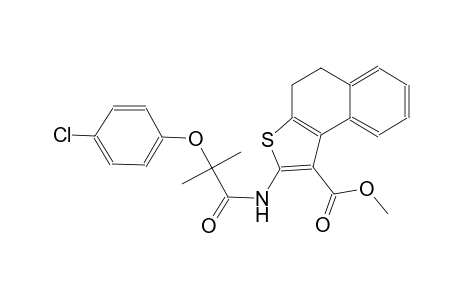 methyl 2-{[2-(4-chlorophenoxy)-2-methylpropanoyl]amino}-4,5-dihydronaphtho[2,1-b]thiophene-1-carboxylate