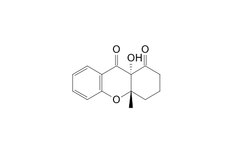 4a,9a-trans-9a-Hydroxy-4a-methyl-3,4,4a,9a-tetrahydro-2H-xanthene-1,9-dione
