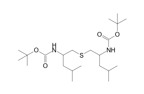 bis{2-[(1',1'-Dimethylethoxy)carbonyl]amino-4-methylpentyl}sulfide