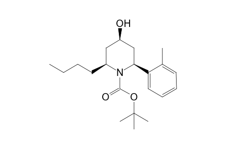 cis-N-Boc-2-(2-methylphenyl)-6-butyl-4-piperidinol