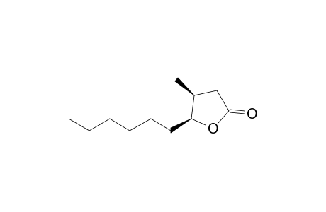 (4S,5S)-5-hexyl-4-methyl-2-oxolanone