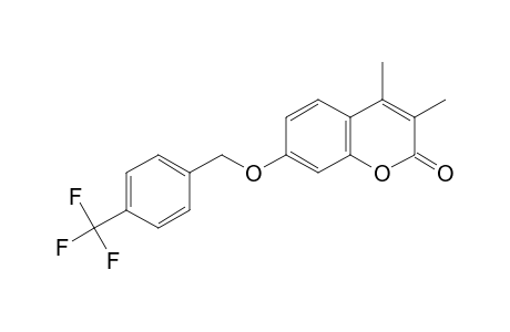 2H-1-Benzopyran-2-one, 3,4-dimethyl-7-[[4-(trifluoromethyl)phenyl]methoxy]-