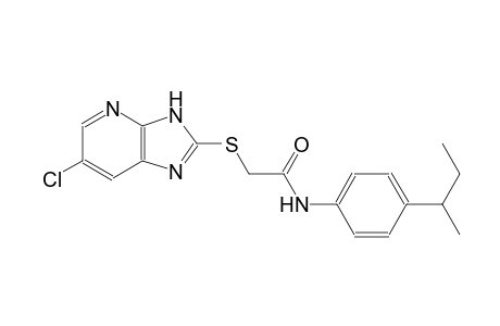 N-(4-sec-butylphenyl)-2-[(6-chloro-3H-imidazo[4,5-b]pyridin-2-yl)sulfanyl]acetamide