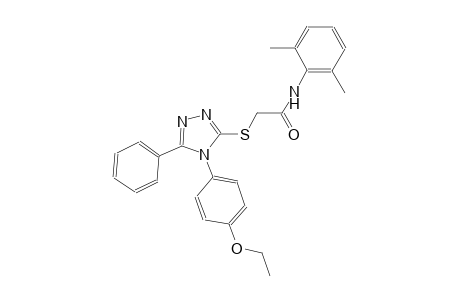 N-(2,6-dimethylphenyl)-2-{[4-(4-ethoxyphenyl)-5-phenyl-4H-1,2,4-triazol-3-yl]sulfanyl}acetamide
