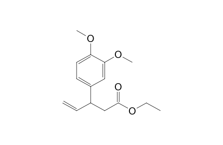 Ethyl 3-(3,4-dimethoxyphenyl)pent-4-enoate