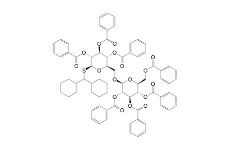 DICYCLOHEXYLMETHYL_2,3,4-TRI-O-BENZOYL-6-O-(2,3,4,6-TETRA-O-BENZOYL-BETA-D-GLUCOPYRANOSYL)-1-THIO-BETA-D-GLUCOPYRANOSIDE