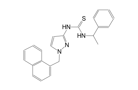 N-[1-(1-naphthylmethyl)-1H-pyrazol-3-yl]-N'-(1-phenylethyl)thiourea