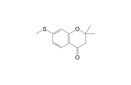 2,2-Dimethyl-7-methylthio-4-chromanone