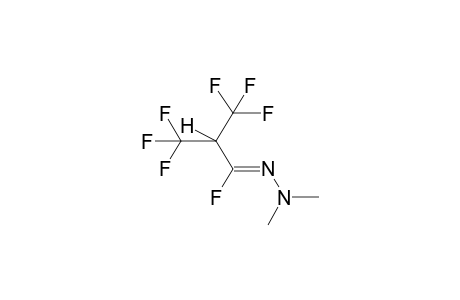 1-N',N'-DIMETHYLHYDRAZONO-2-TRIFLUOROMETHYL-1,3,3,3-TETRAFLUOROPROPANE