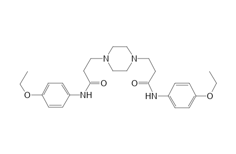 3-[4-[3-(4-ethoxyanilino)-3-oxo-propyl]piperazin-1-yl]-N-(4-ethoxyphenyl)propanamide