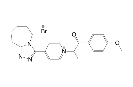1-[2-(4-methoxyphenyl)-1-methyl-2-oxoethyl]-4-(6,7,8,9-tetrahydro-5H-[1,2,4]triazolo[4,3-a]azepin-3-yl)pyridinium bromide