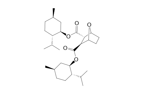 bis(1'R,2'S,5'R)-Menthyl) (2S,3S)-7-oxabicyclo[2.2.1]heptane-2-endo,3-exo-dicarboxylate